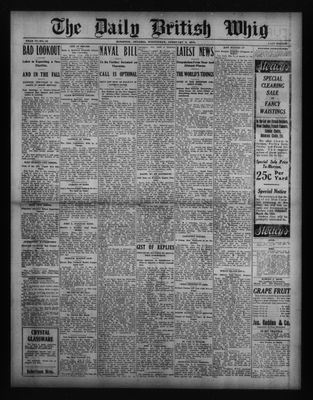 Daily British Whig (1850), 9 Feb 1910