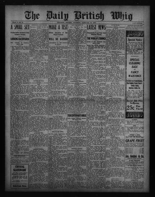 Daily British Whig (1850), 10 Feb 1910