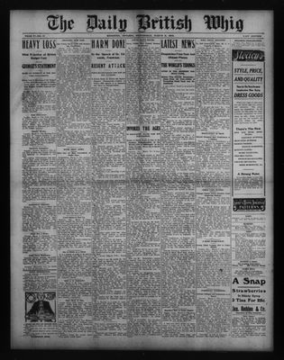 Daily British Whig (1850), 9 Mar 1910