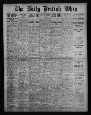 Daily British Whig (1850), 28 Apr 1910