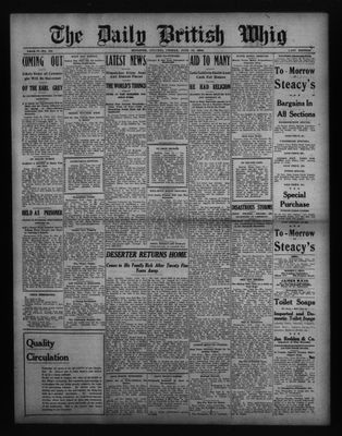 Daily British Whig (1850), 10 Jun 1910