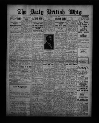 Daily British Whig (1850), 29 Aug 1910