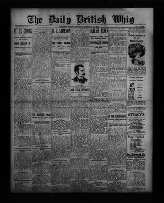 Daily British Whig (1850), 29 Sep 1910