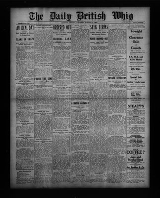 Daily British Whig (1850), 8 Oct 1910