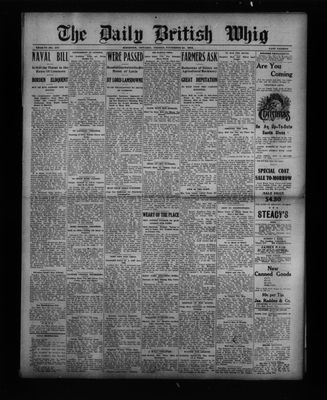 Daily British Whig (1850), 25 Nov 1910