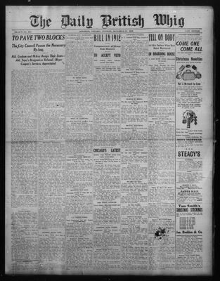 Daily British Whig (1850), 20 Dec 1910