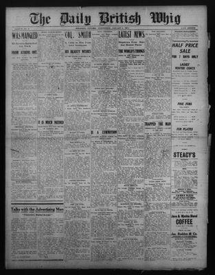 Daily British Whig (1850), 4 Jan 1911