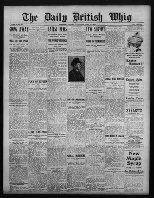 Daily British Whig (1850), 12 Apr 1911