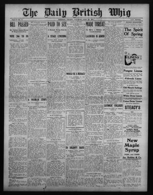 Daily British Whig (1850), 22 Apr 1911