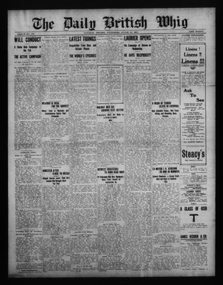 Daily British Whig (1850), 16 Aug 1911