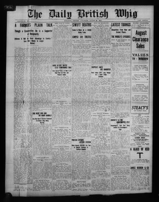 Daily British Whig (1850), 26 Aug 1911