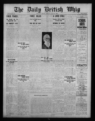 Daily British Whig (1850), 28 Aug 1911