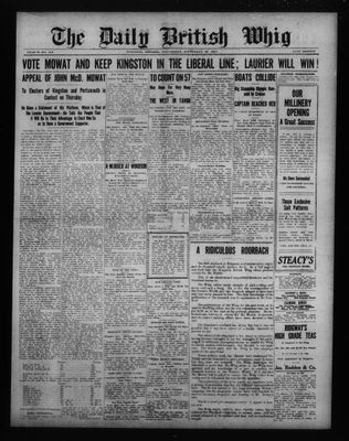 Daily British Whig (1850), 20 Sep 1911