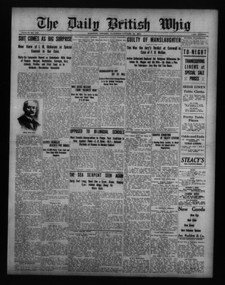 Daily British Whig (1850), 28 Oct 1911