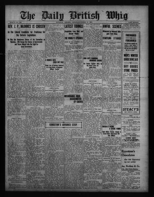 Daily British Whig (1850), 17 Nov 1911