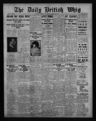 Daily British Whig (1850), 25 Nov 1911