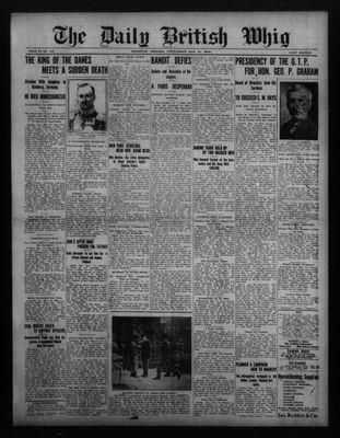 Daily British Whig (1850), 15 May 1912