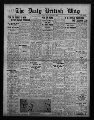 Daily British Whig (1850), 14 Oct 1912