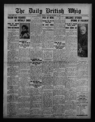 Daily British Whig (1850), 21 Nov 1912