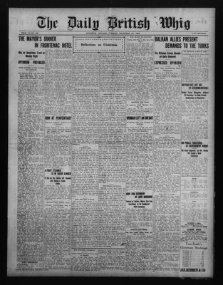 Daily British Whig (1850), 24 Dec 1912