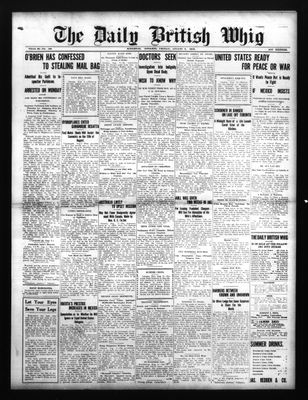 Daily British Whig (1850), 8 Aug 1913