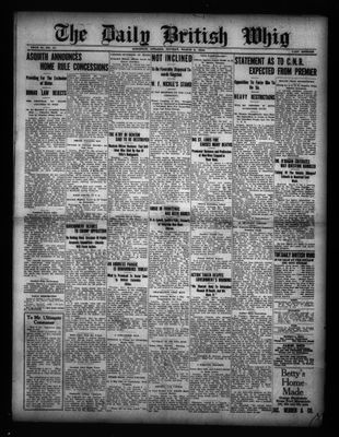 Daily British Whig (1850), 9 Mar 1914