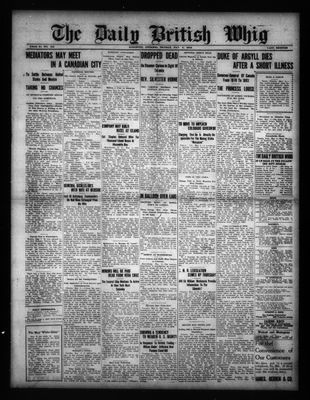 Daily British Whig (1850), 4 May 1914