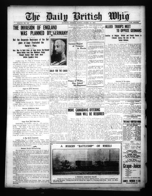 Daily British Whig (1850), 10 Aug 1914