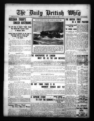 Daily British Whig (1850), 31 Aug 1914