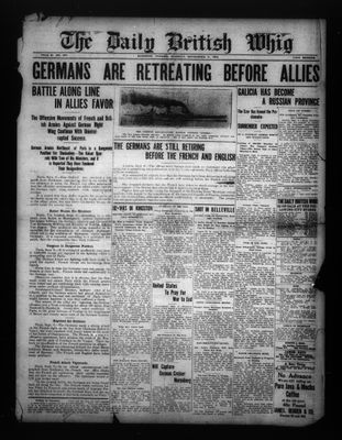 Daily British Whig (1850), 8 Sep 1914