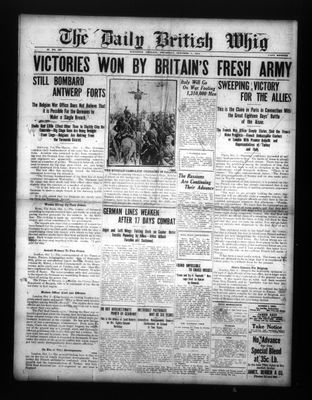 Daily British Whig (1850), 1 Oct 1914