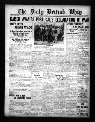 Daily British Whig (1850), 10 Oct 1914