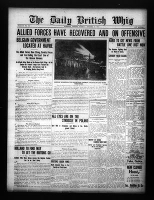 Daily British Whig (1850), 13 Oct 1914