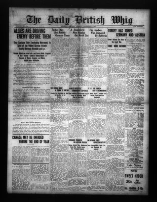 Daily British Whig (1850), 2 Nov 1914