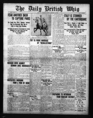 Daily British Whig (1850), 15 Jan 1915