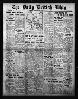 Daily British Whig (1850), 9 Feb 1915