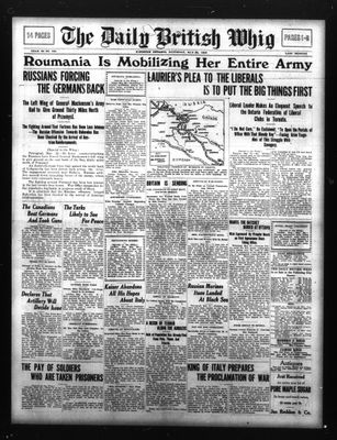 Daily British Whig (1850), 22 May 1915