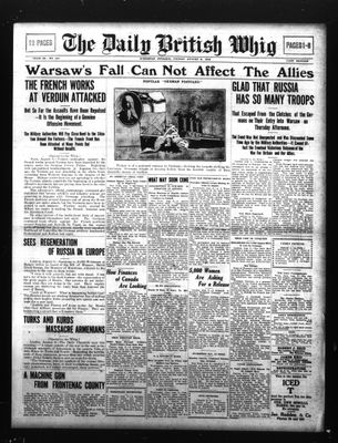 Daily British Whig (1850), 6 Aug 1915