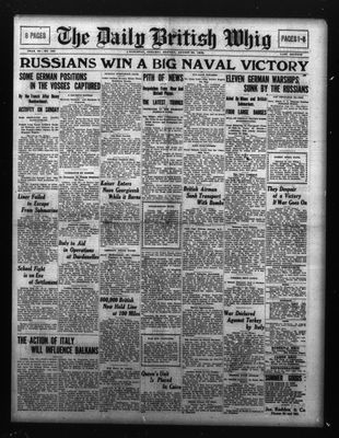 Daily British Whig (1850), 23 Aug 1915