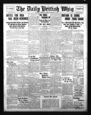 Daily British Whig (1850), 11 Sep 1915