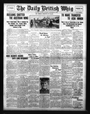 Daily British Whig (1850), 16 Sep 1915