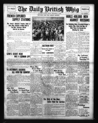 Daily British Whig (1850), 17 Sep 1915