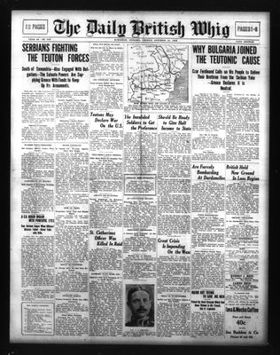 Daily British Whig (1850), 15 Oct 1915