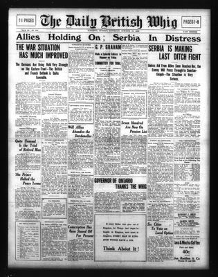 Daily British Whig (1850), 16 Oct 1915