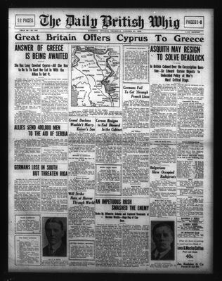 Daily British Whig (1850), 21 Oct 1915