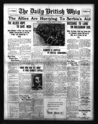 Daily British Whig (1850), 23 Oct 1915