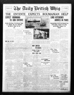 Daily British Whig (1850), 29 Nov 1915