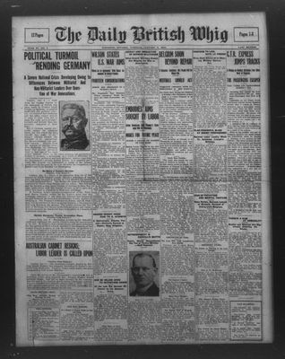 Daily British Whig (1850), 8 Jan 1918