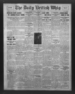 Daily British Whig (1850), 15 Mar 1918