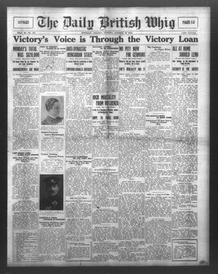 Daily British Whig (1850), 29 Oct 1918